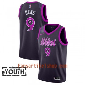 Minnesota Timberwolves Trikot Luol Deng 9 2018-19 Nike City Edition Lila Swingman - Kinder